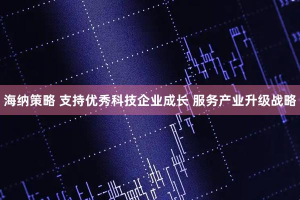 海纳策略 支持优秀科技企业成长 服务产业升级战略