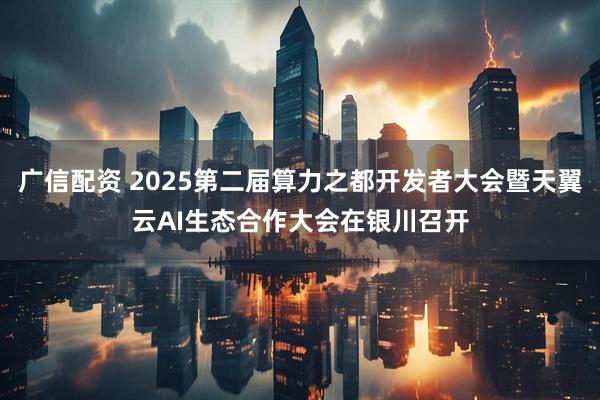 广信配资 2025第二届算力之都开发者大会暨天翼云AI生态合作大会在银川召开