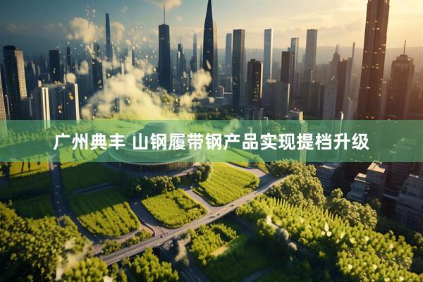 广州典丰 山钢履带钢产品实现提档升级