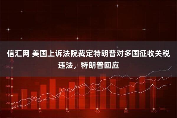 信汇网 美国上诉法院裁定特朗普对多国征收关税违法，特朗普回应